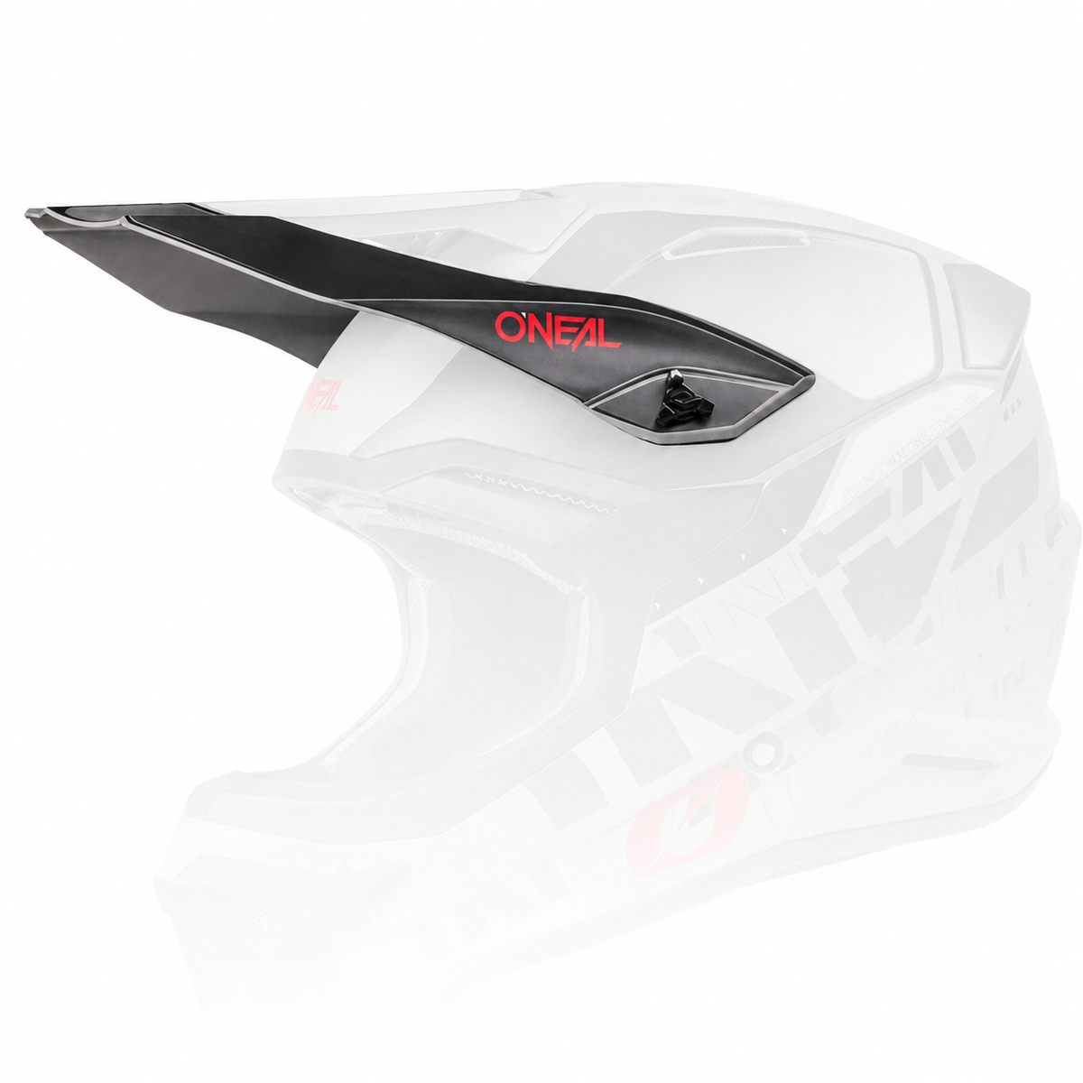 Oneal 1SRS Adult Replacement Helmet Peak - Voltix Black / Grey