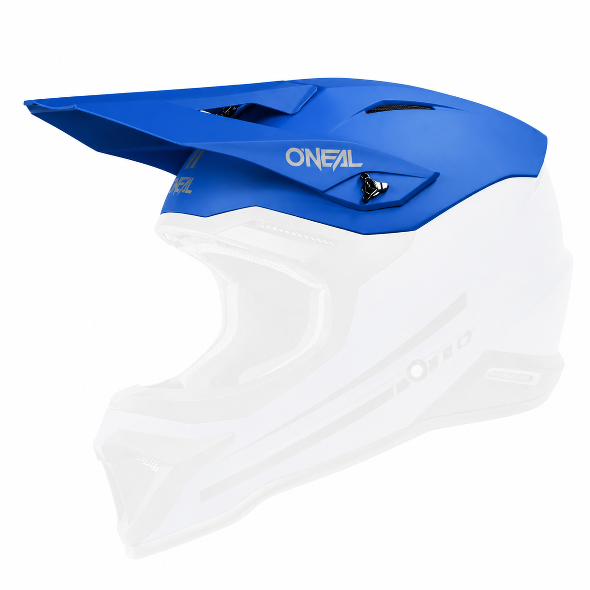 Oneal 1SRS Adult Replacement Helmet Peak - Matte Blue