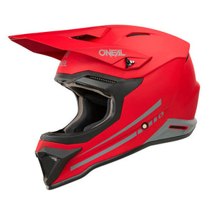 Oneal 1SRS Adult MX Helmet - V25 Solid Matt Red