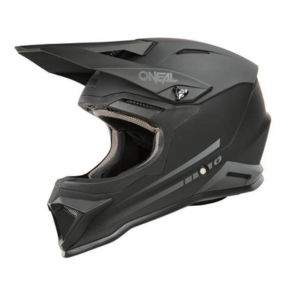 Oneal 1SRS Adult MX Helmet - V25 Solid Matt Black