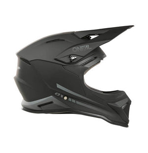 Oneal 1SRS Youth MX Helmet - V25 Solid Matt Black