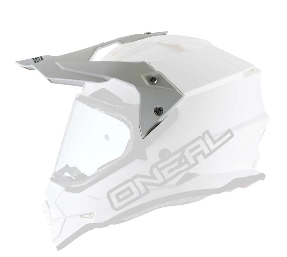 Oneal Sierra Replacement Helmet Peak - Flat White