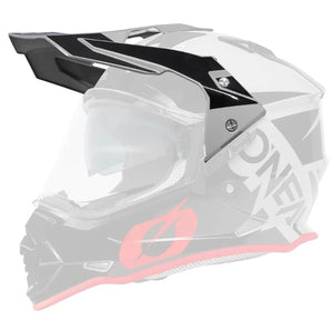Oneal Sierra R Replacement Helmet Peak - V23 Black / Grey / Red