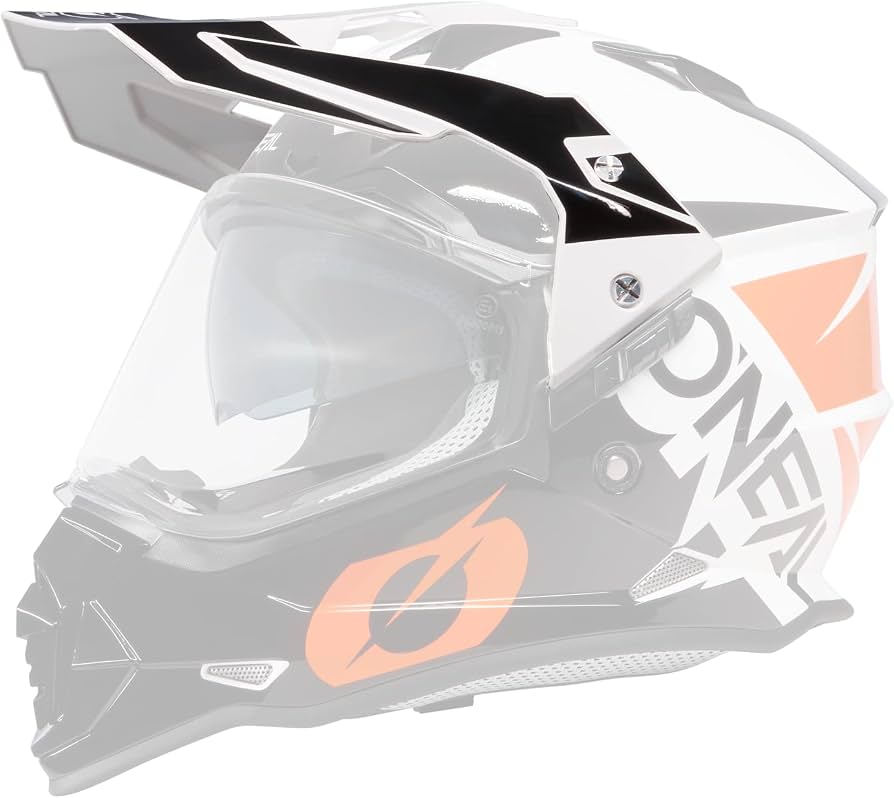 Oneal Sierra R Replacement Helmet Peak - V23 Black / Orange