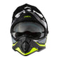 Oneal Sierra R Adventure Helmet - V24 - Gloss Neon Yellow / Black / Grey