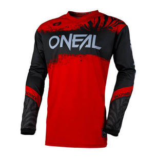 Oneal Element Adult MX Jersey - V.25 Shocker Black / Red