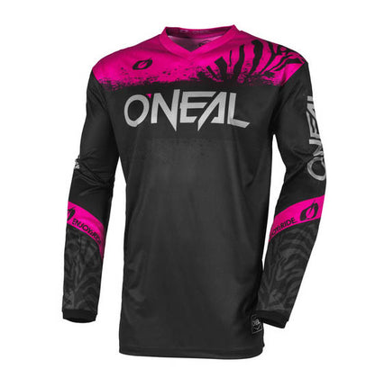 Oneal Element Youth Ladies MX Jersey - V.25 Shocker Black / Pink