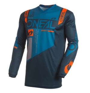 Oneal Element Adult MX Jersey - Factor Navy / Orange