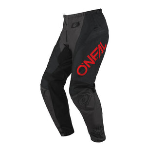 Oneal Element Adult MX Pants - V25 Racewear Black / Grey / Red