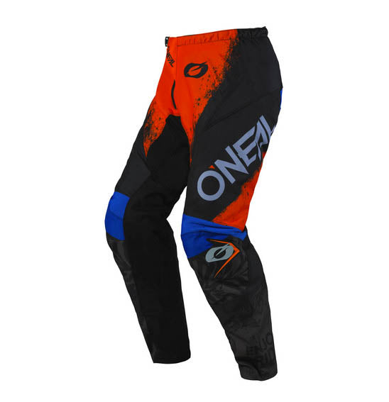 Oneal Element Adult MX Pants - V25 Shocker Black / Orange