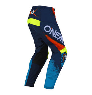 Oneal Element Youth MX Pants - V25 Shocker Blue / Orange