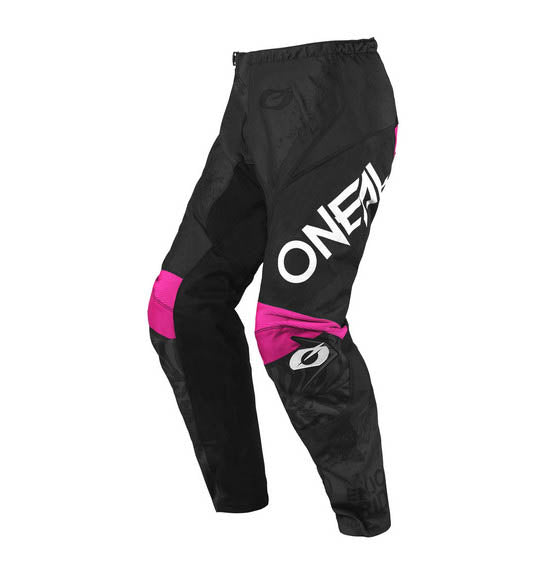 Oneal Element Adult Ladies MX Pants - V25 Shocker Black / Pink