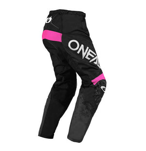 Oneal Element Youth Ladies MX Pants - V25 Shocker Black / Pink