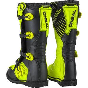 Oneal Rider Adult MX Boots - Neon Yellow / Black