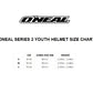 Oneal 2SRS Youth MX Helmet - V22 Rush Grey / Neon Yellow