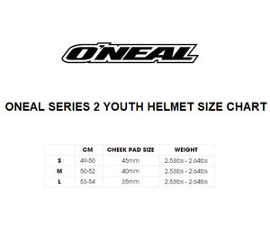 Oneal 2SRS Youth MX Helmet - V22 Rush Grey / Neon Yellow