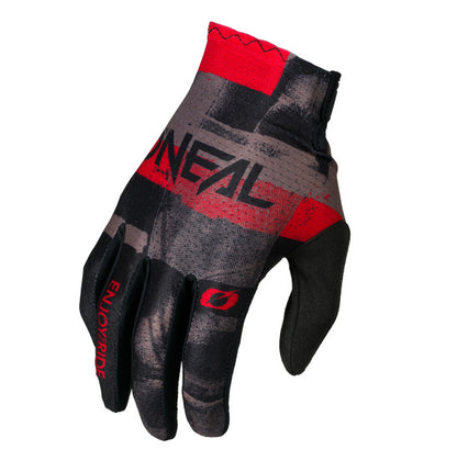 Oneal Matrix Adult MX Gloves - Roller Grey / Red