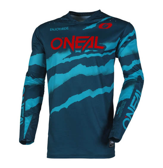 Oneal Hardwear Adult MX Jersey - V25 Wild Blue / Teal