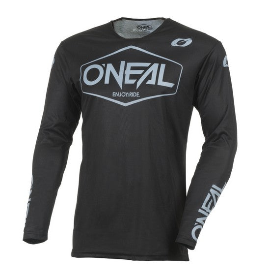Oneal Mayhem Adult MX Jersey - Solid Black
