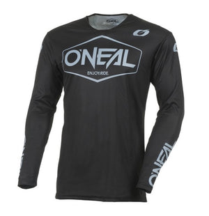 Oneal Mayhem Adult MX Jersey - Solid Black