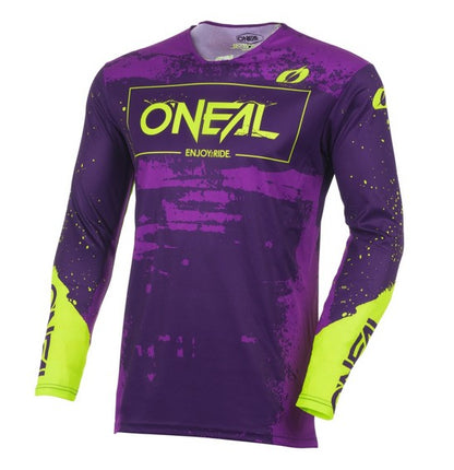 Oneal Mayhem Adult MX Jersey - Paint Purple / Neon