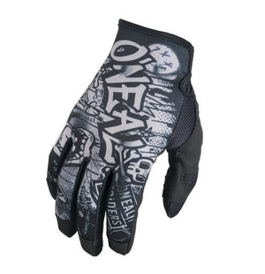Oneal Mayhem Adult MX Gloves - Rancid Black / Grey