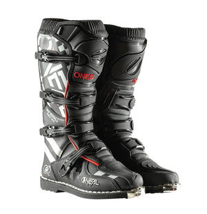 Oneal Element Adult MX Boots - Squadron Black Grey