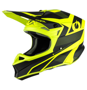 Oneal 10SRS Adult MX Helmet - V21 Compact Black / Neon Yellow