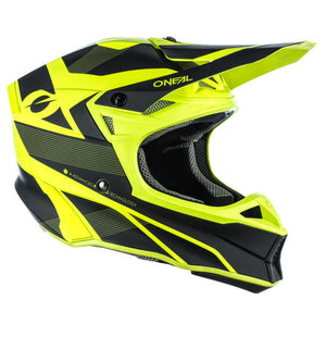 Oneal 10SRS Adult MX Helmet - V21 Compact Black / Neon Yellow