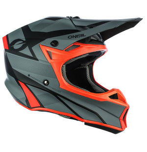 Oneal 10SRS Adult MX Helmet - V21 Compact Grey / Red
