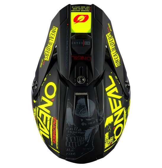 Oneal 5SRS Adult Helmet - Attack V.23 Black/Neon Yellow