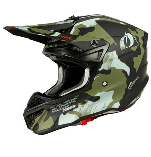 Oneal 5SRS Adult Helmet - Camo V.23 Black/Green