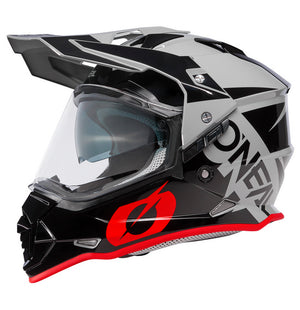 Oneal SIERRA II Adventure Helmet - R V.23 Black/Grey/Red