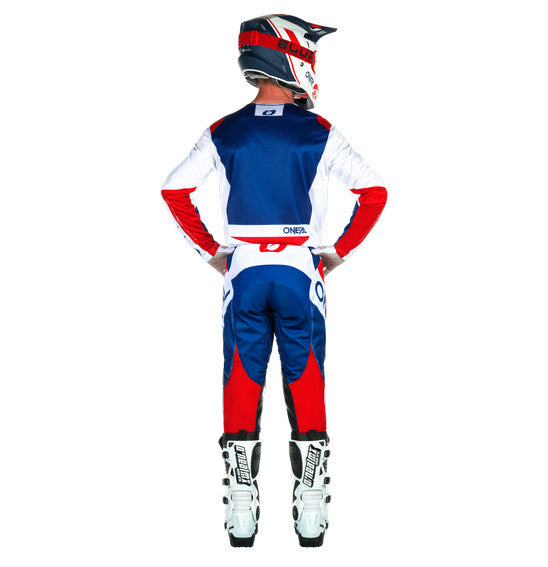Oneal Adult Hardwear Air V24 MX Pants - Slam White Blue Red