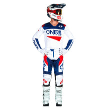 Load image into Gallery viewer, Oneal Adult Hardwear Air V24 MX Pants - Slam White Blue Red
