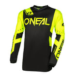 Oneal Element Adult MX Jersey - V24 Racewear Black/Neon Yellow