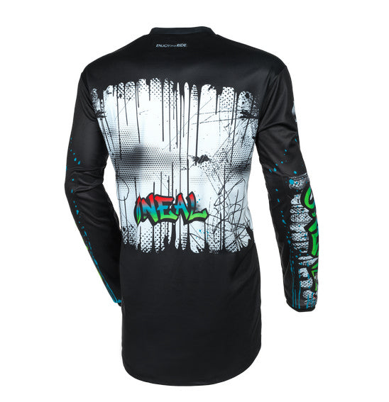 Oneal Element Youth MX Jersey - V24 Rancid Black/Multi