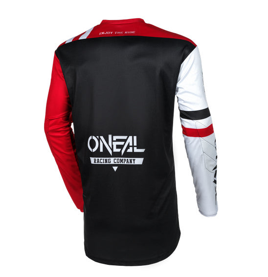 Oneal Element Youth MX Jersey - V24 Warhawk Black/White/Red