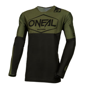 Oneal V24 Adult Mayhem MX Jersey - Hexx Black/Green