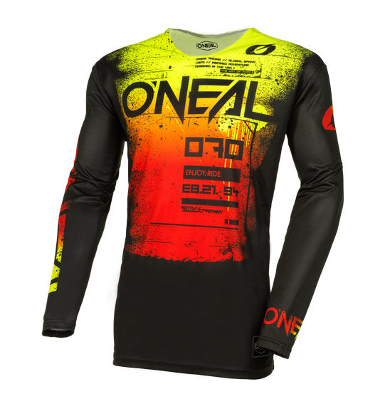 Oneal Mayhem Youth V24 MX Jersey - Scarz Black/Red