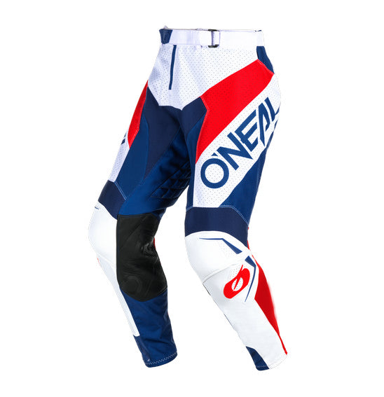 Oneal Adult Hardwear Air V24 MX Pants - Slam White Blue Red