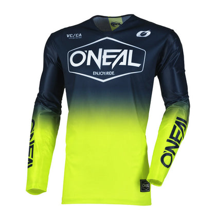 Oneal Mayhem Adult MX Jersey - Hexx Blue Neon Yellow