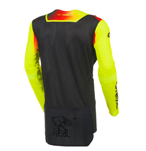 Oneal Prodigy Adult MX Jersey - Five Six Black / Neon Yellow
