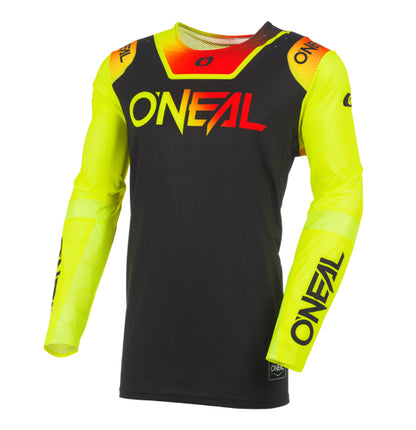 Oneal Prodigy Adult MX Jersey - Five Six Black / Neon Yellow