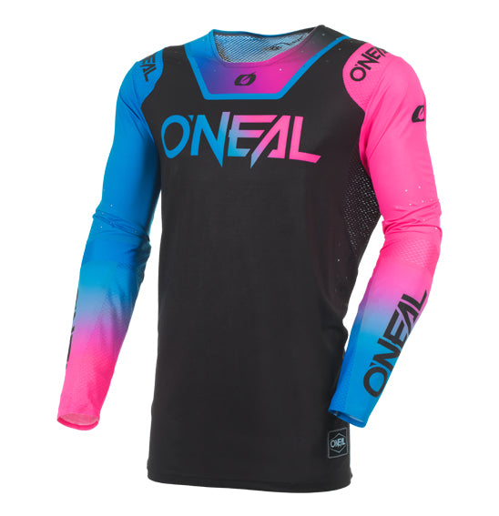 Oneal Prodigy Adult MX Jersey - Five Six Black / Neon Pink
