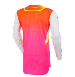 Oneal Prodigy Adult MX Jersey - Five Six White / Neon Orange