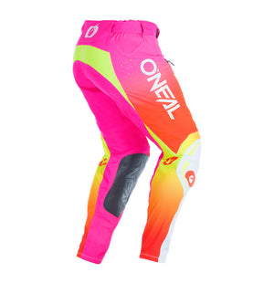 Oneal Prodigy Adult MX Pants - Five Six White / Neon Orange