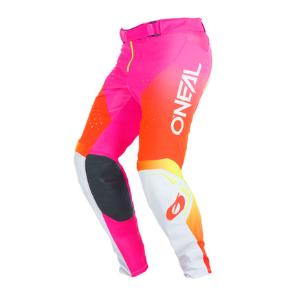 Oneal Prodigy Adult MX Pants - Five Six White / Neon Orange