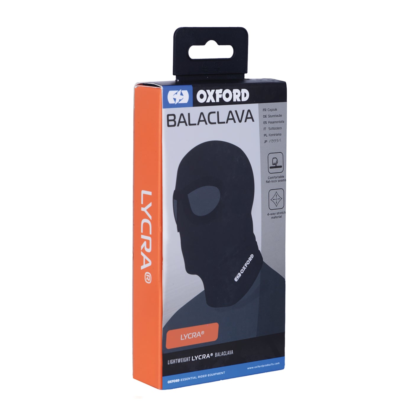 Oxford Lycra Eyes Balaclava - Black