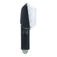 Oxford Rectangle Indicator Black Long Stem Clear Lens